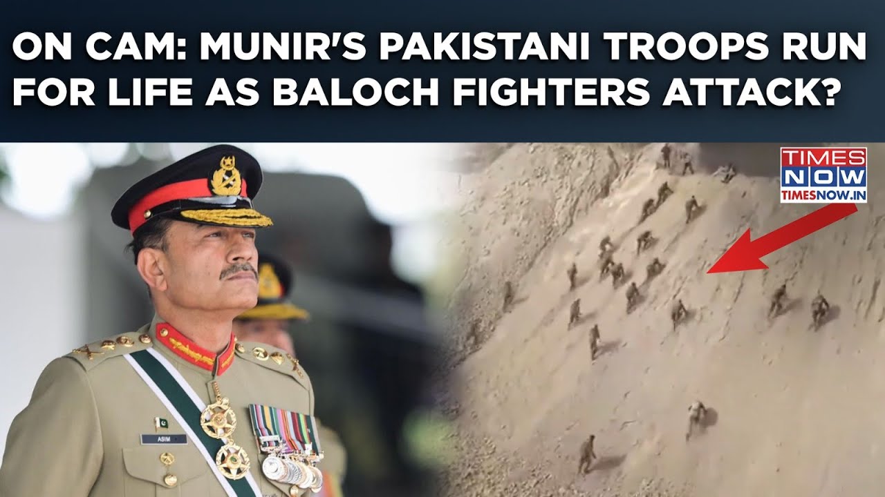Balochistan: Watch Munir's Pakistan Military 'Flee' On Cam| Mir Yar Shares Video| Sharif In Trouble?