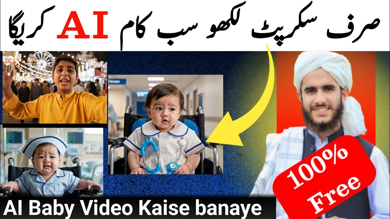 AI Se Baby Wale Video Kaise Banaye | Free AI Tools Se Realistic Video | How To Make AI Video | AI