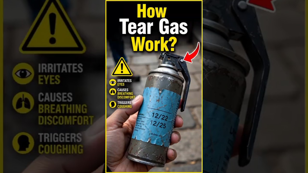 How Tear Gas Canister Work?#cockroachjantaparty #sonamwangchuk #abhijeetdipke