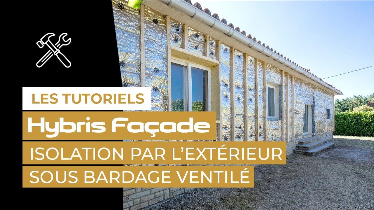 Comment isoler les murs par l'extérieur avec l'isolant alvéolaire Hybris ?  | ACTIS Isolation