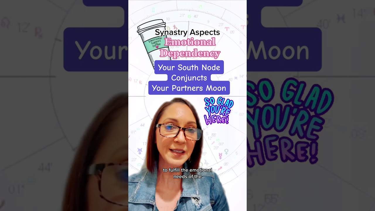 Astrology Compatibility - Moon Conjunct South Node Relationship Synastry #astrologyjane