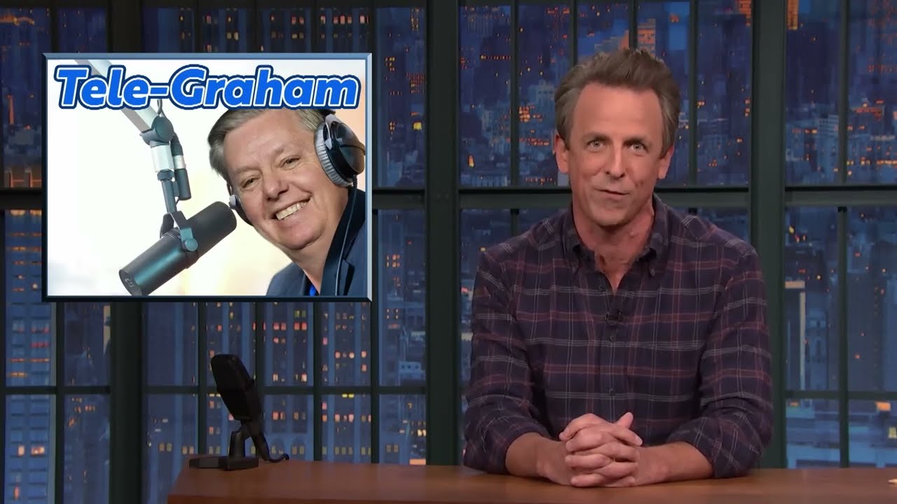 Seth Meyers' Lindsey Graham Impression But Only When He Yells at Mee-Maw - Supercut