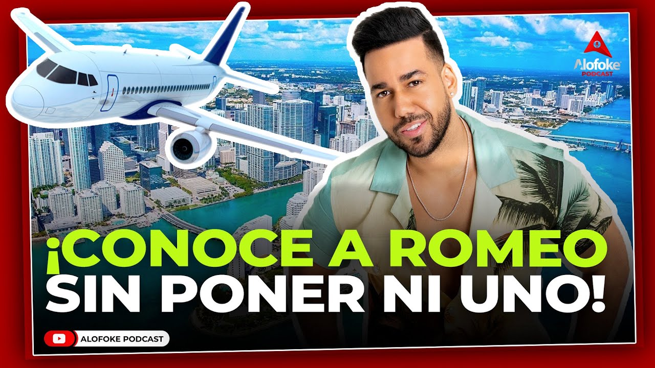 NO NECESITAS DINERO PARA QUE CONOZCAS EN VIVO AL MISMISITO ROMEO SANTOS (ALOFOKE PODCAST)