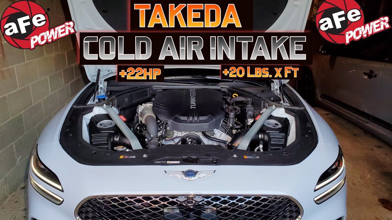 Воздухозаборники Takeda AFE Cold Air Intakeda для Genesis G70 2023 года выпуска 3.3t