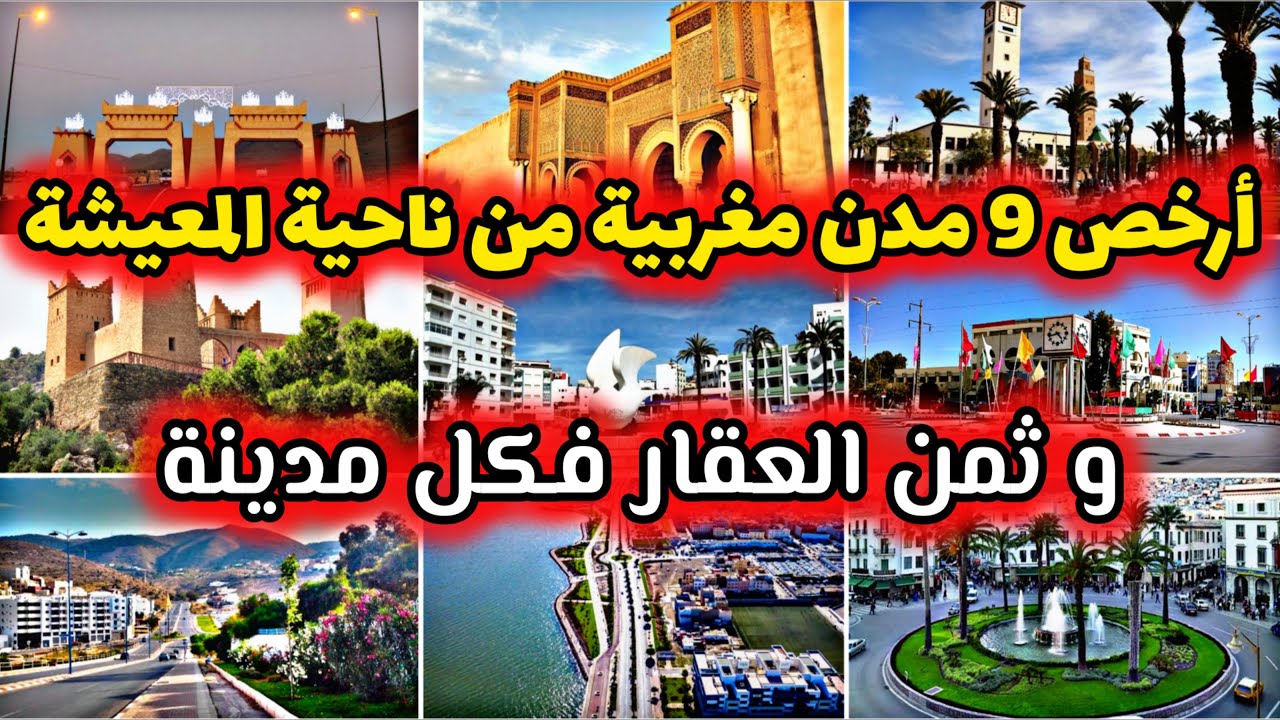 أرخص المدن المغربية للسكن وشراء العقار في 2025… معلومات ستغيّر فكرتك قبل ما تقرّر