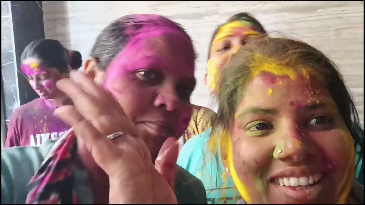Holi ## celebrating##my ₹# scosaity##
