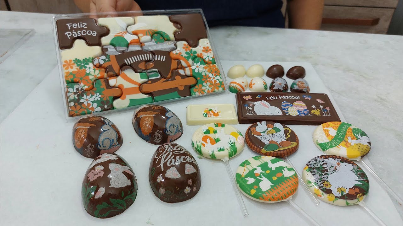 📢 Blister Criativo: Ovos de Páscoa, Quebra-Cabeça de Chocolate e Muito Mais! 🍬🧩
