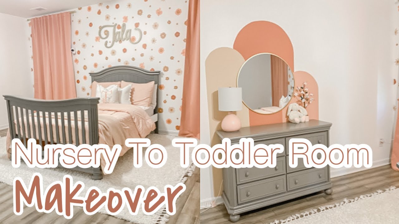 NURSERY TO TODDLER ROOM MAKEOVER | DIY | BUDGET FRIENDLY | GIRLY BOHO BEDROOM