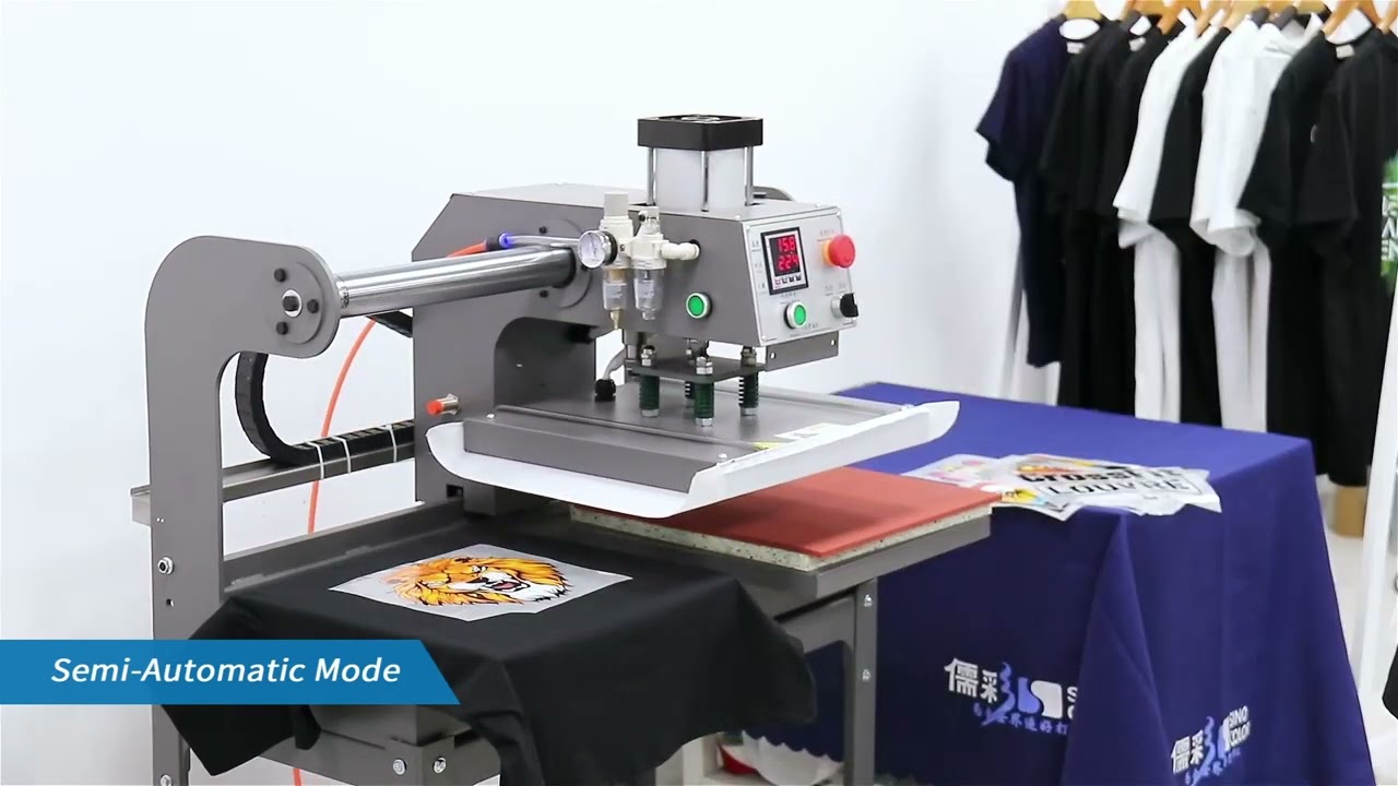 SinoColor Double Platform Pneumatic Heat Press