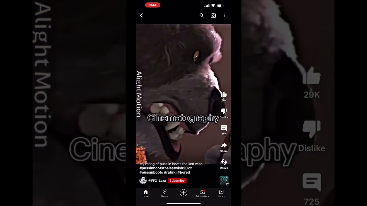 My Ratings For Puss on Boots the Last Wish By: