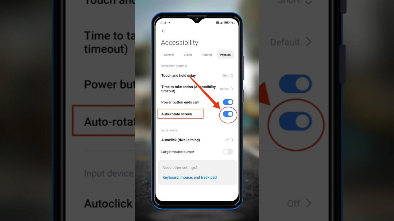 👆How To Off Auto Rotate Screen ⚡Auto Rotate Screen Band Kaise Kare #shorts #mobile