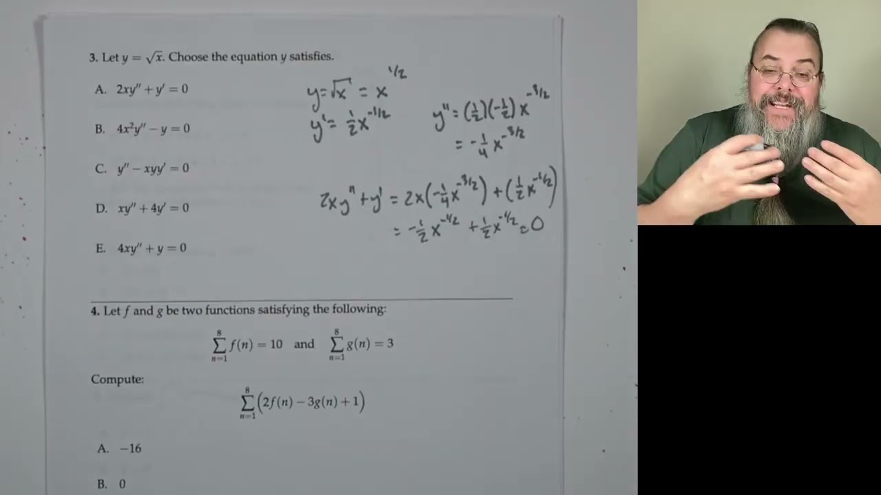 Calc 1, Final walkthrough (Spring 2025)