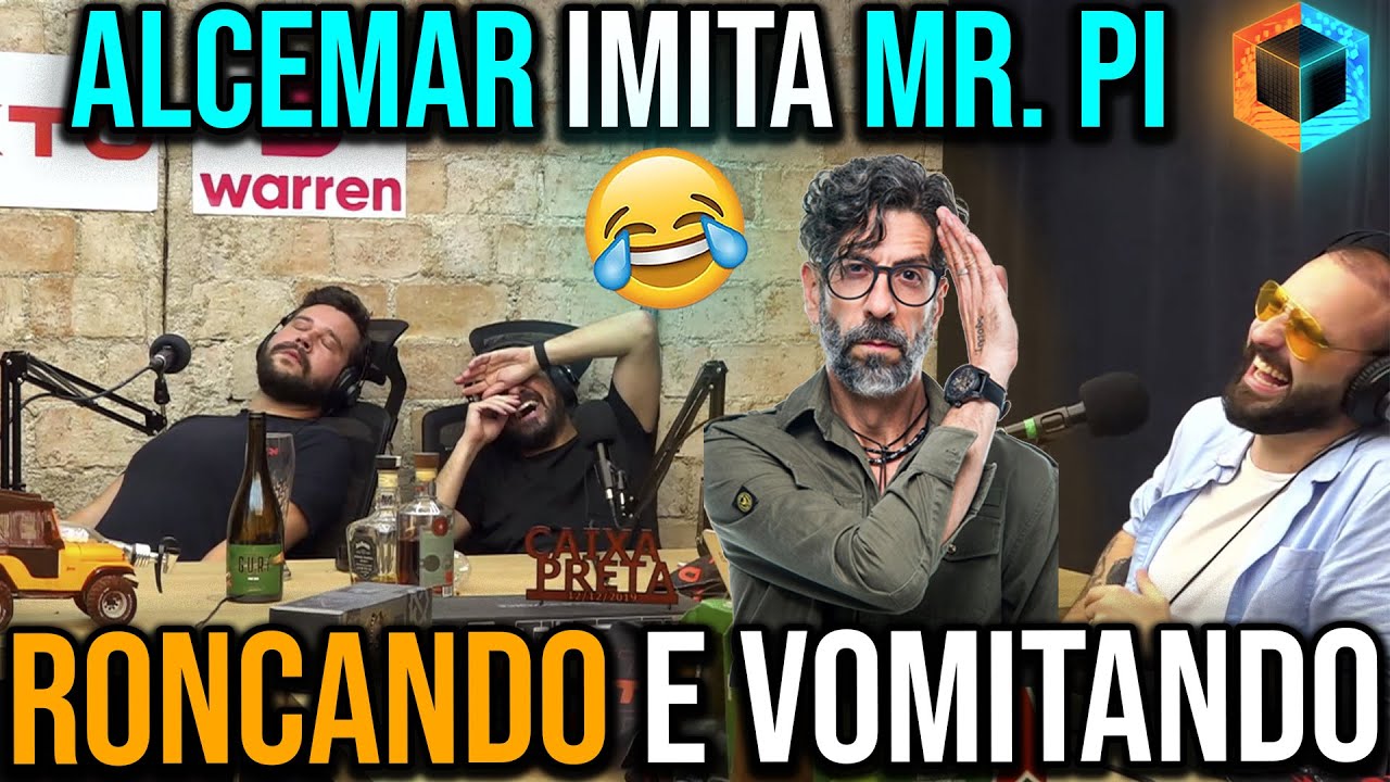Alcemar imita Mr. Pi roncando e vomitando 😂 Cortes do Caixa Preta