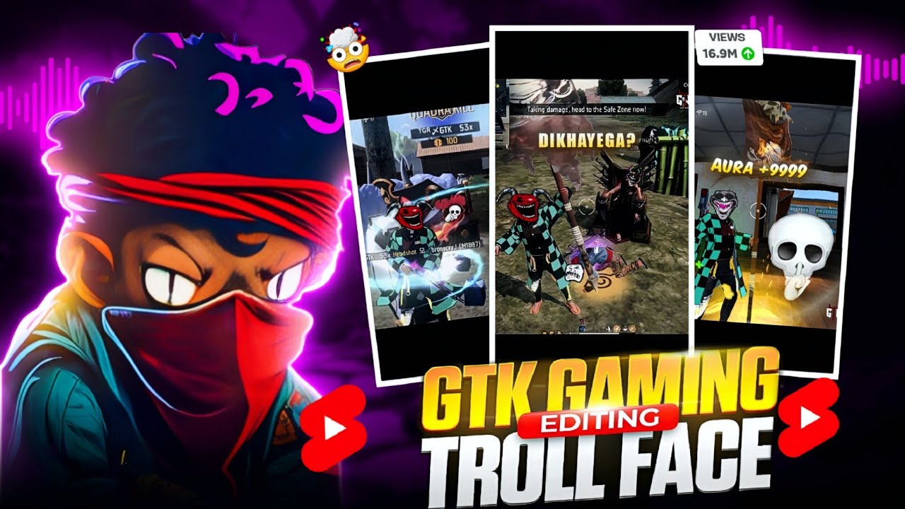 Viral Troll Face Editing Tutorial Like @gtk111ff @zoroffxx