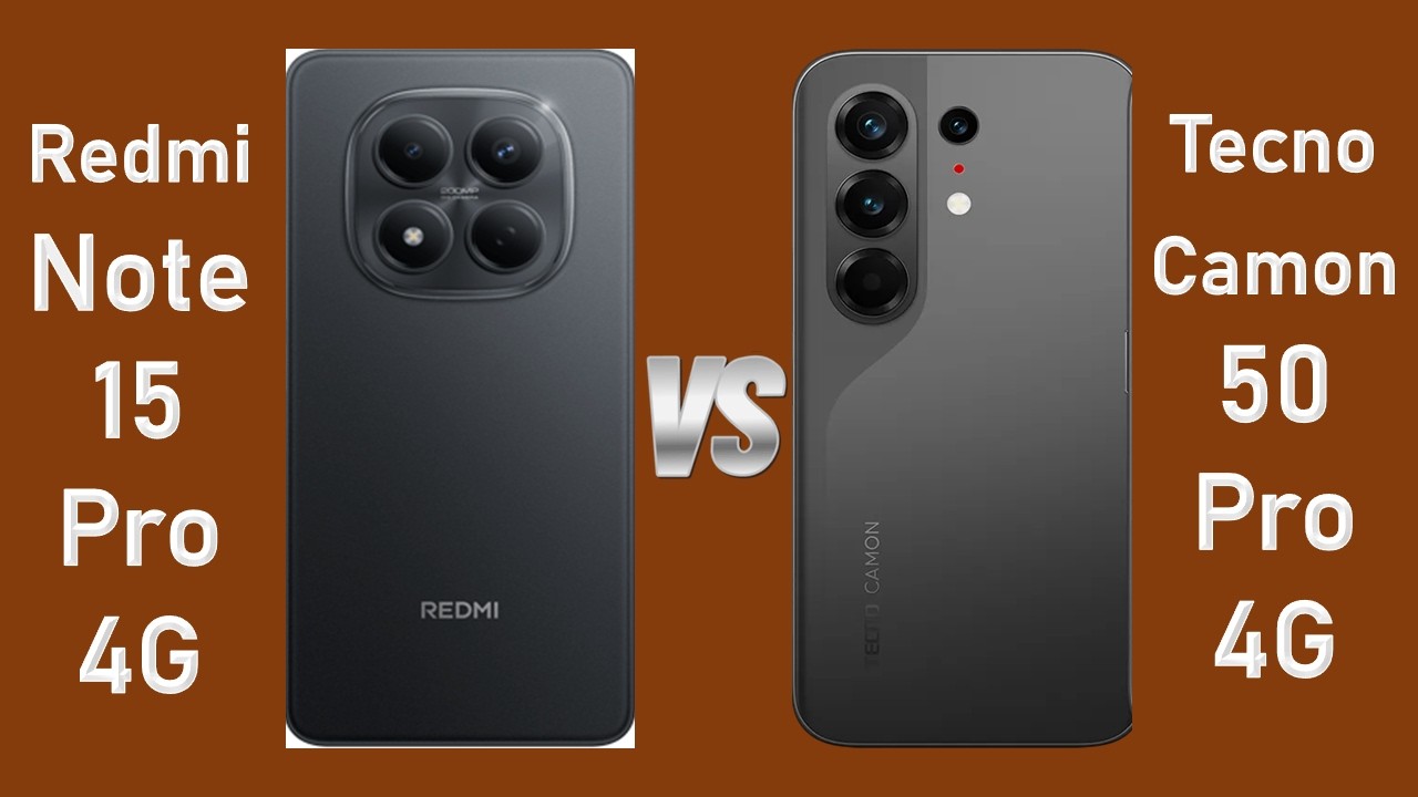 Tecno Camon 50 Pro vs Redmi Note 15 Pro