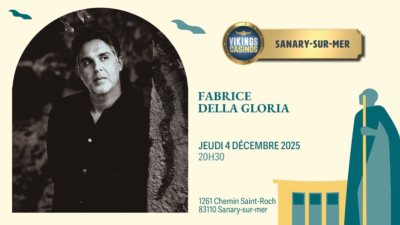 Fabrice Della Gloria | Jeudi 4 Décembre 2025 | Théâtre Galli