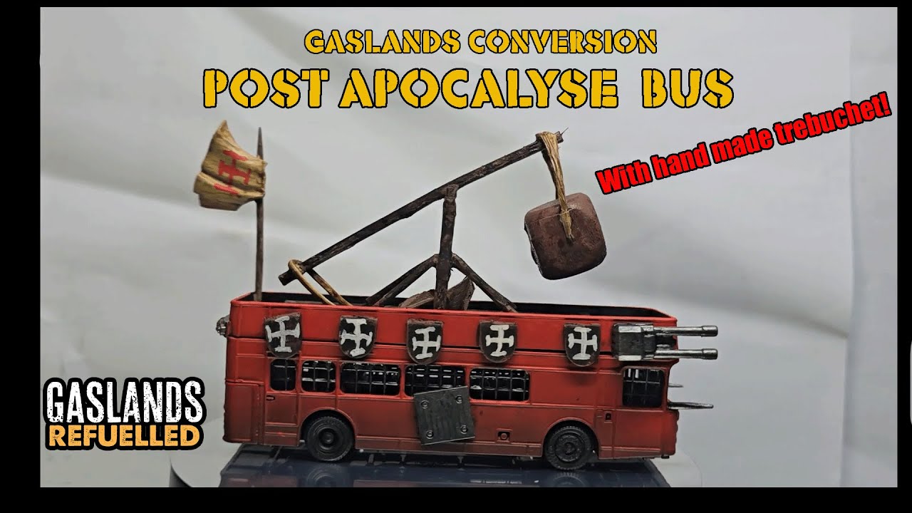 Gaslands Conversion - DIY Post Apocalypse BATTLE BUS