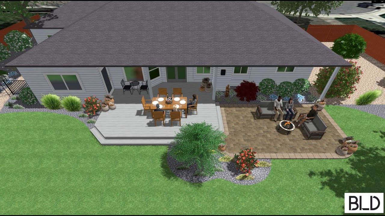Eagle Backyard Landscape Design