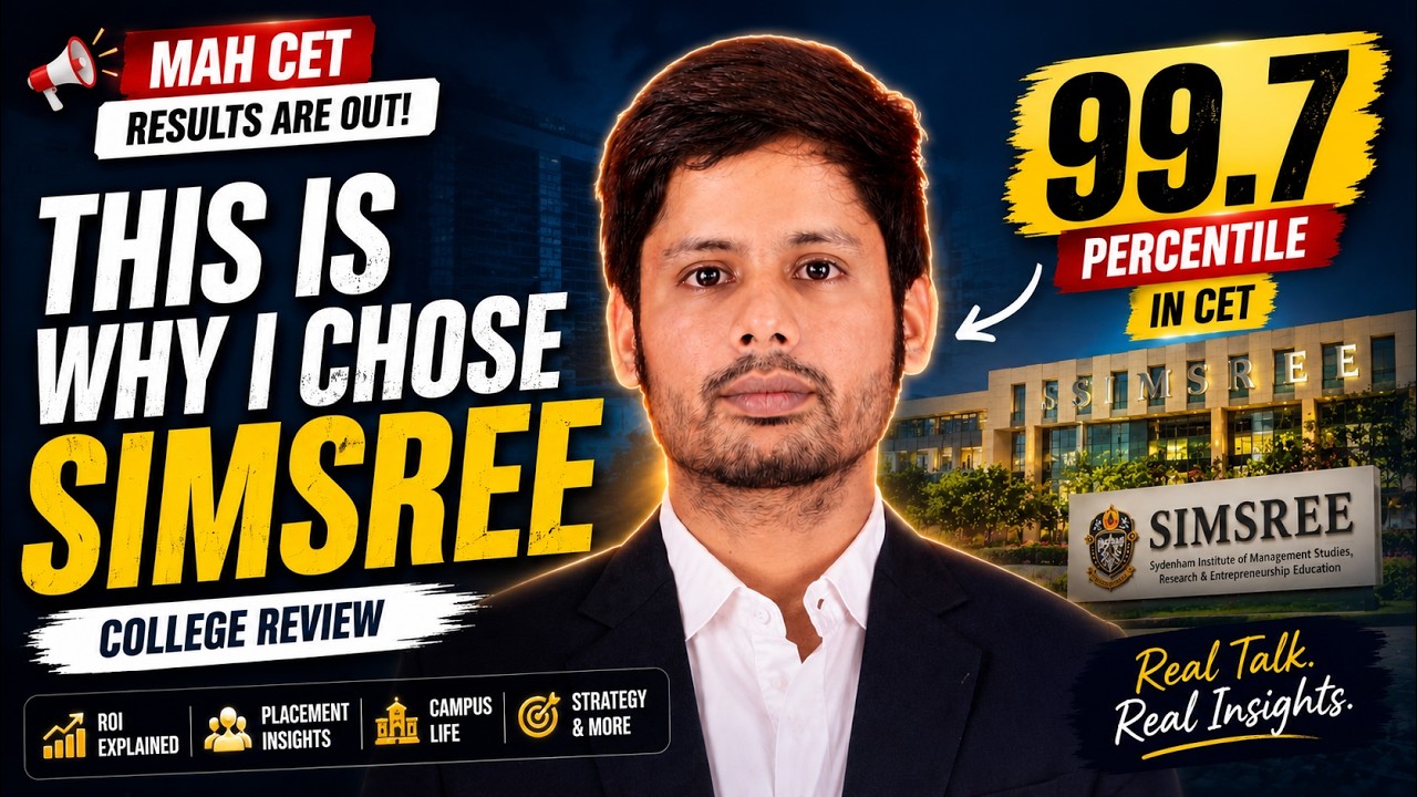 SIMSREE Mumbai 2026 Review by a 99.7 %iler | Honest MBA College Review | MAH CET 2026