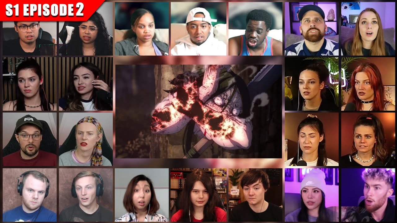 [Full Episode] Demon Slayer: Kimetsu no Yaiba Season 1 Episode 2 Reaction Mashup | 鬼滅の刃