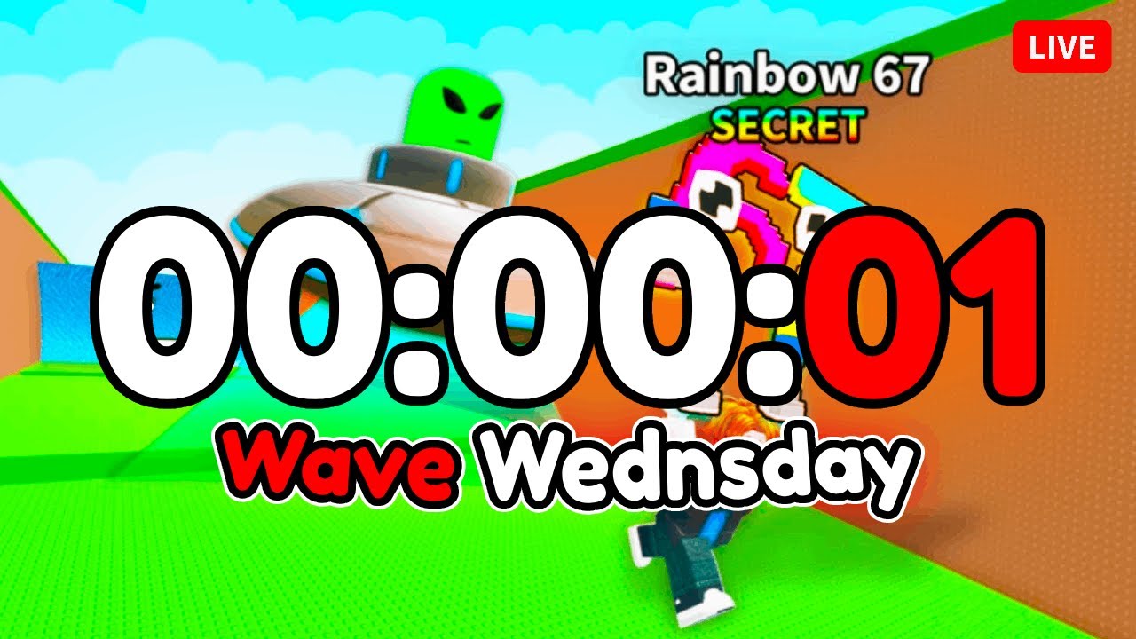 [👽Live] WAVE WEDNESDAY | Escape Tsunami For Brainrot Admin Abuse