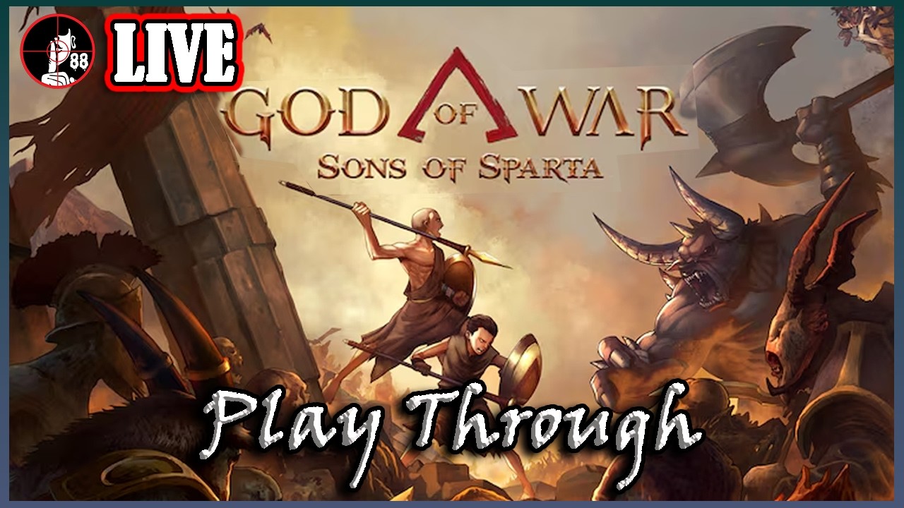 🔴LIVE!! 🔴 THIS!!!... IS!!!... GOD OF WAR!!! | Sons of Sparta Play Through (Day 6)