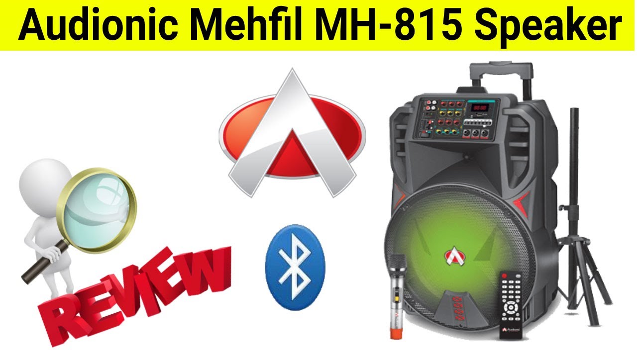 Audionic Mehfil MH 815 Trolley Speaker Full Review 2020