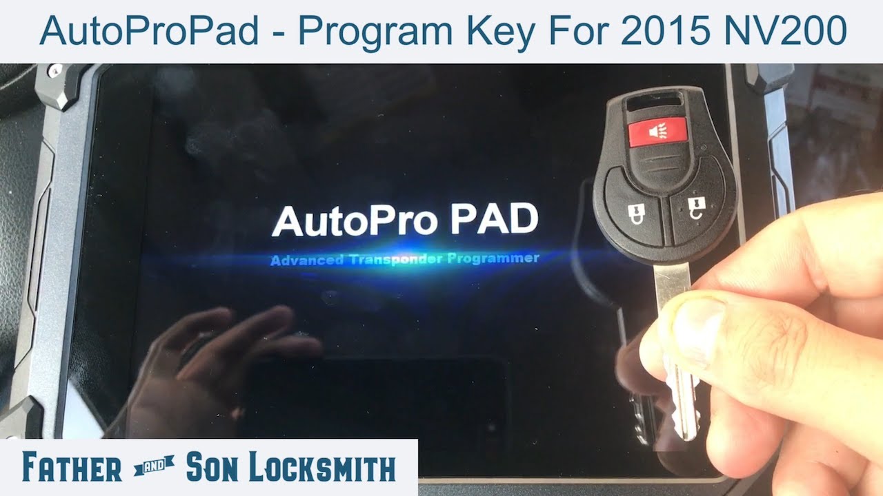 AutoProPad - Program Keys For A 2015 Nissan NV200