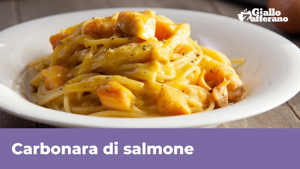 CARBONARA DI SALMONE FRESCO: cremosa e delicata!