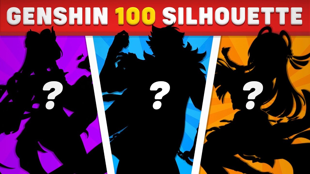 ВИКТОРИНА ПО СИЛУЭТУ GENSHIN 🔍🕹️ УГАДАЙТЕ 100 ПЕРСОНАЖЕЙ ПО ИХ СИЛУЭТУ🔥⭐️ | ВИКТОРИНА ПО ВЛИЯНИЮ ...