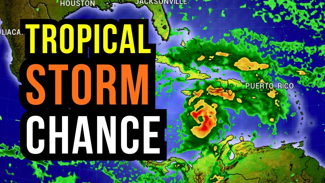 Tropical Storm possible in the Caribbean...