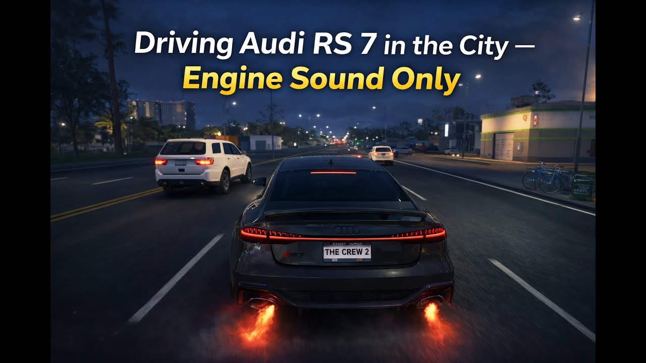 Driving a car in this racing game is a real challenge #audi #thecrew2