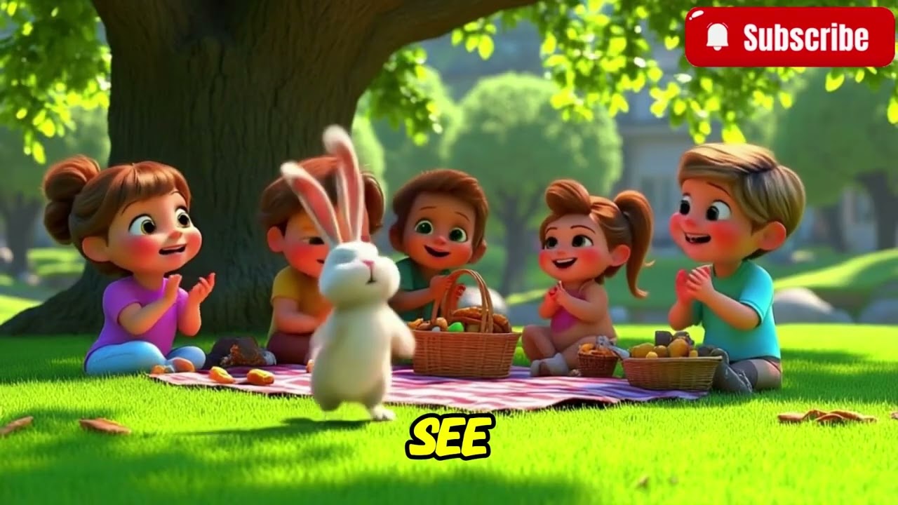 🐰 Bouncy Bunny Hop! Fun Kids Song About Cute Bunnies 🌸🎶| Nursery Ryhmes