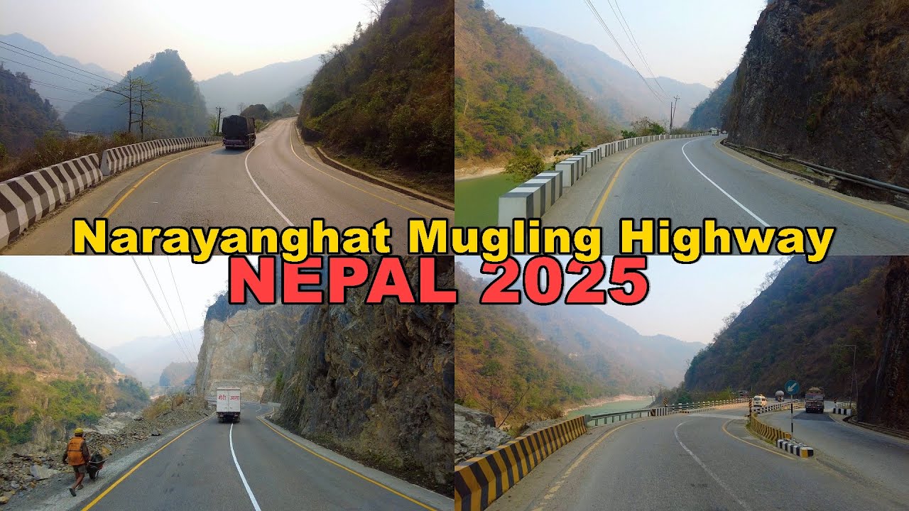 Narayanghat Mugling Highway LIVE Main Roads Condition, 2025 - 4K Driving TOUR NEPAL