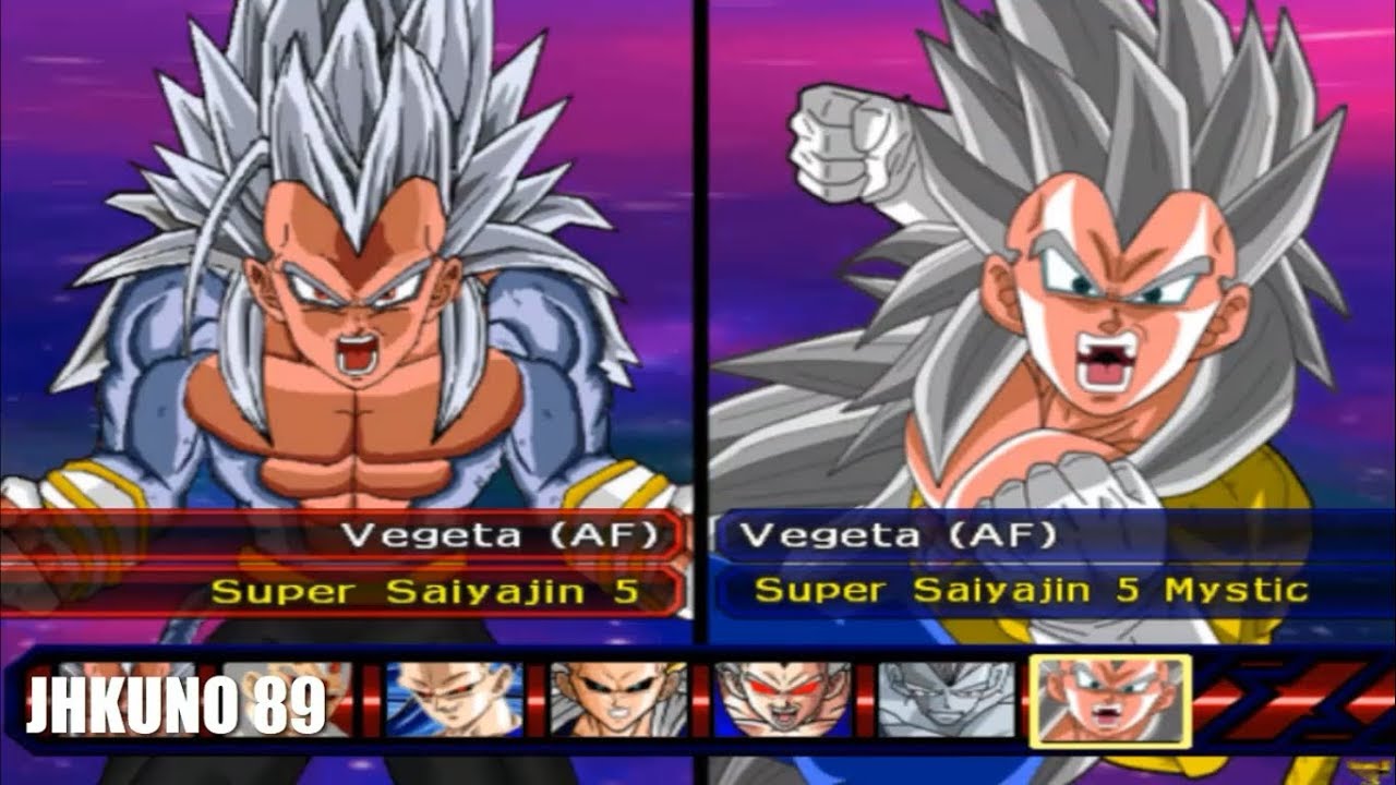 AF INICIAL vs AF MYSTIC | VEGETA SSJ 5 TEAM vs VEGETA SSJ 5 MYSTIC TEAM | DBZ BT3