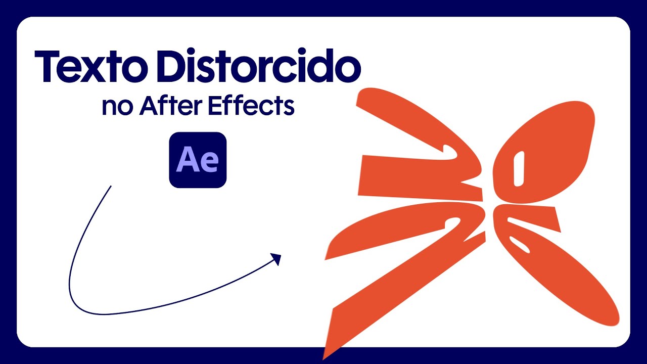Animação de Texto Distorcido no After Effects | Tutorial