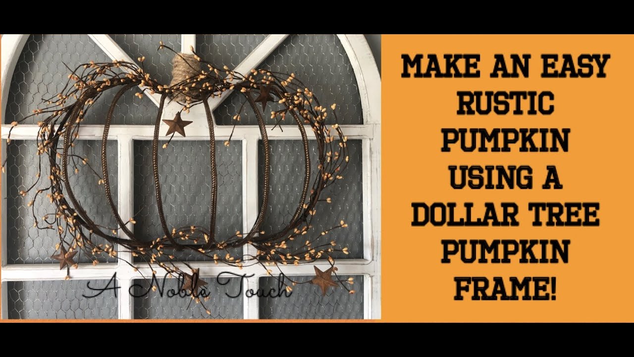 Easy Pumpkin Wreath Collaboration w/ A Noble Touch/This Southern Girl Can & Julie's Wreath Boutique!