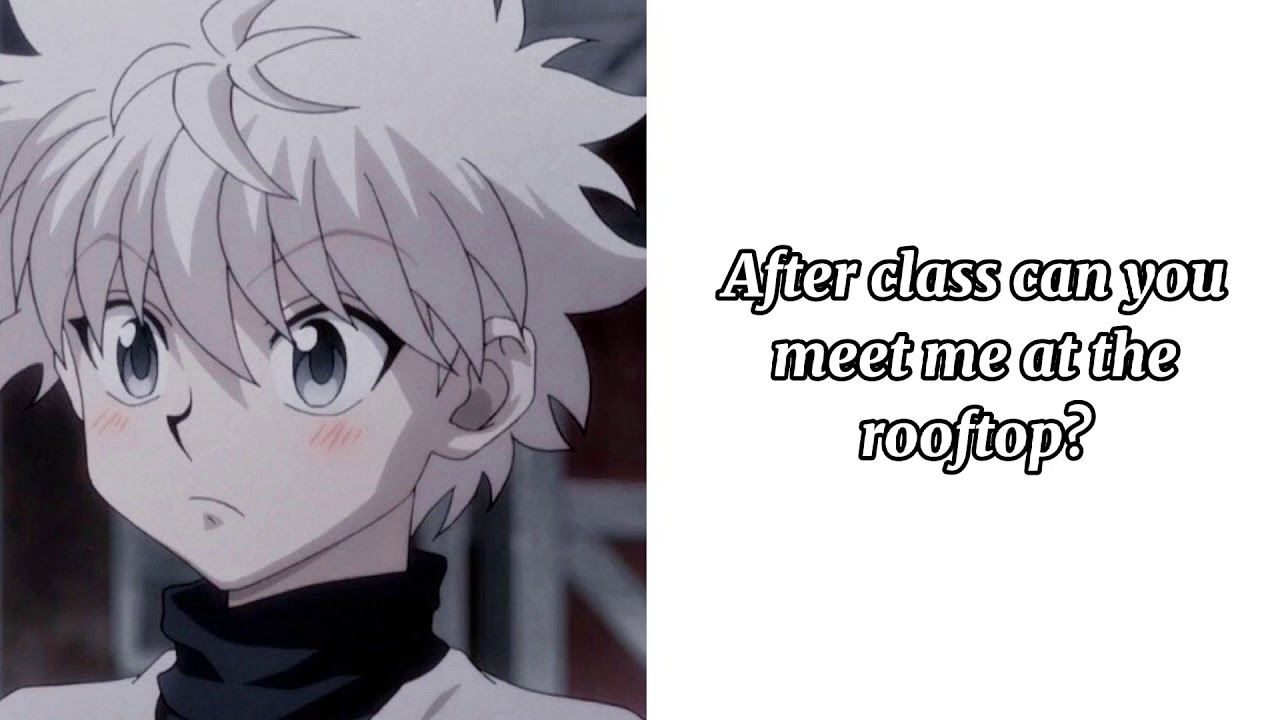Can you be my girlfriend? // Killua x Listener