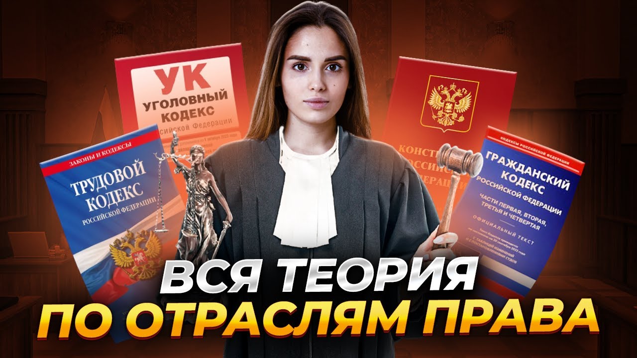 Отрасли права: полный разбор для ЕГЭ по обществознанию 2025 | Умскул