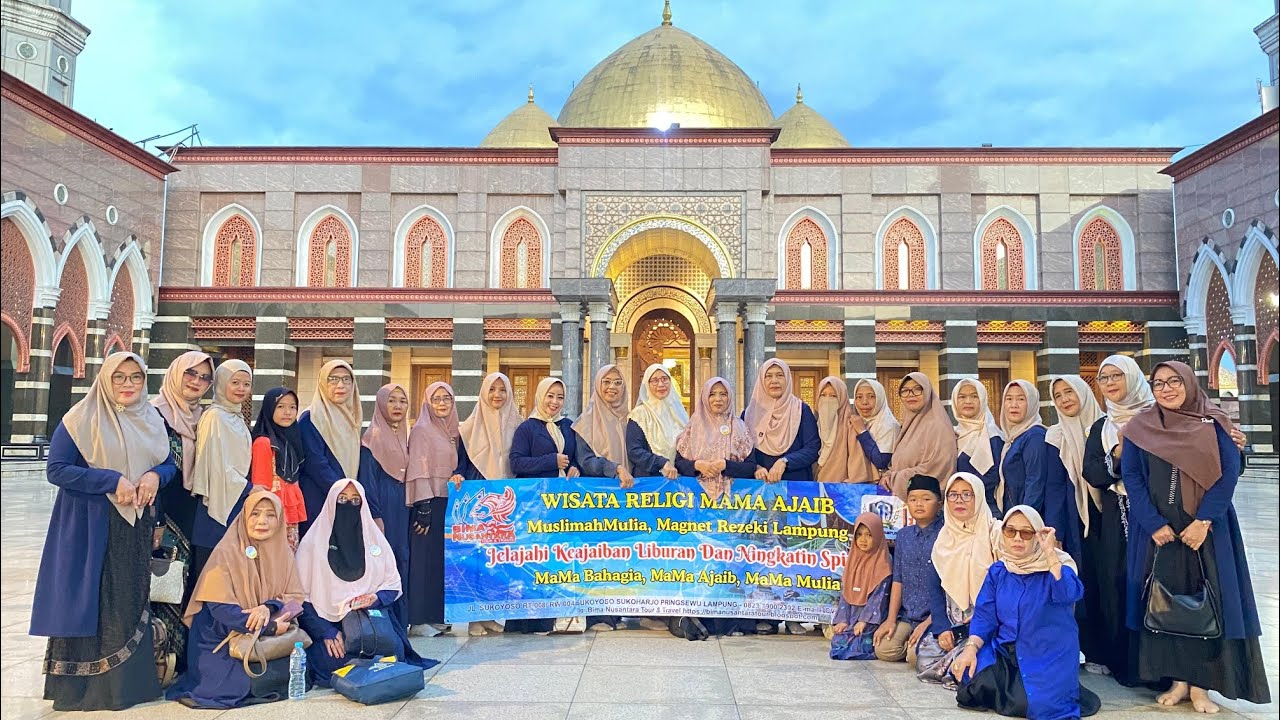 Wisata Religi Mama Ajaib Muslimah Mulia, Magnet Rezeki Lampung. September 2025.