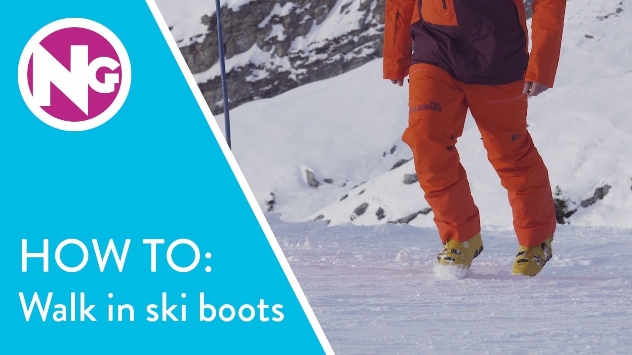How To Walk in Ski Boots // Learn to Ski