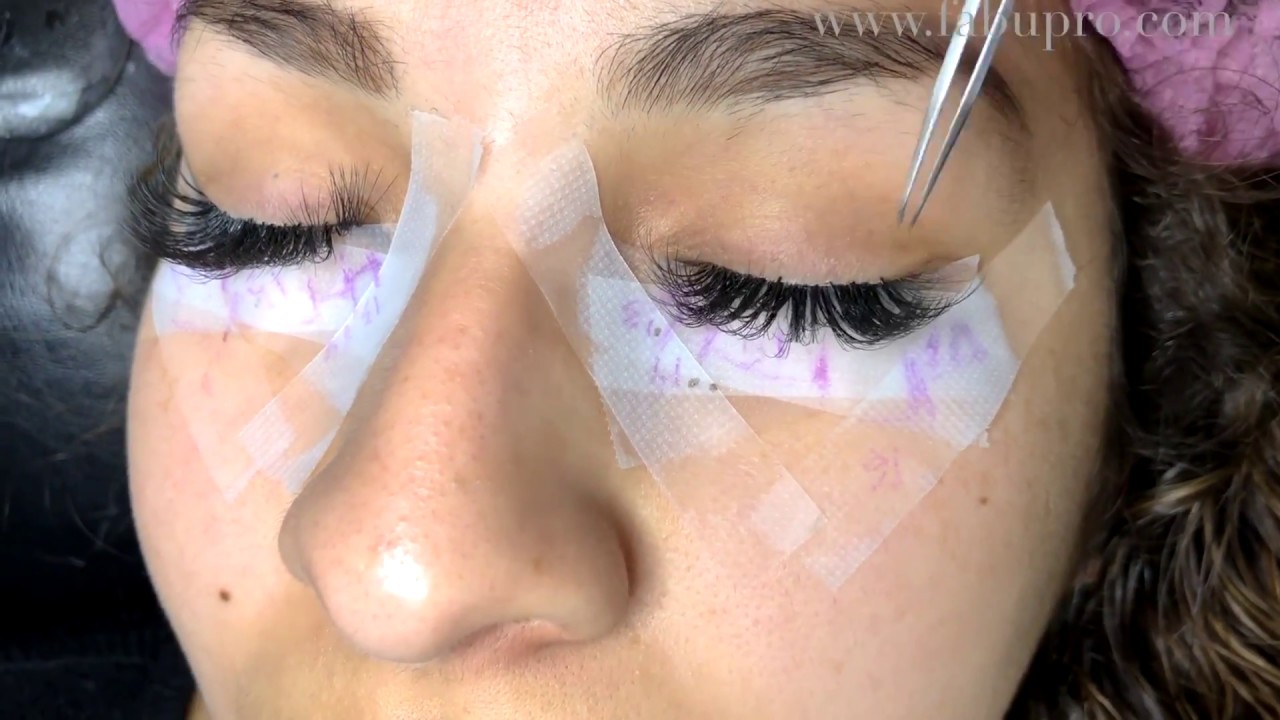 How to do Russian Volume 3D Eyelash Extensions Using Pre made Volume Fans