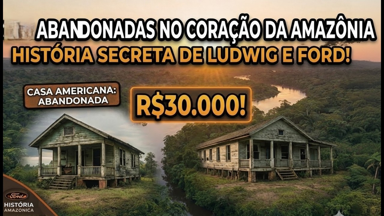 CASAS ABANDONADAS: A CIDADE CONSTRUÍDA PELO BILIONÁRIO AMERICANO DANIEL KEITH LUDWIG