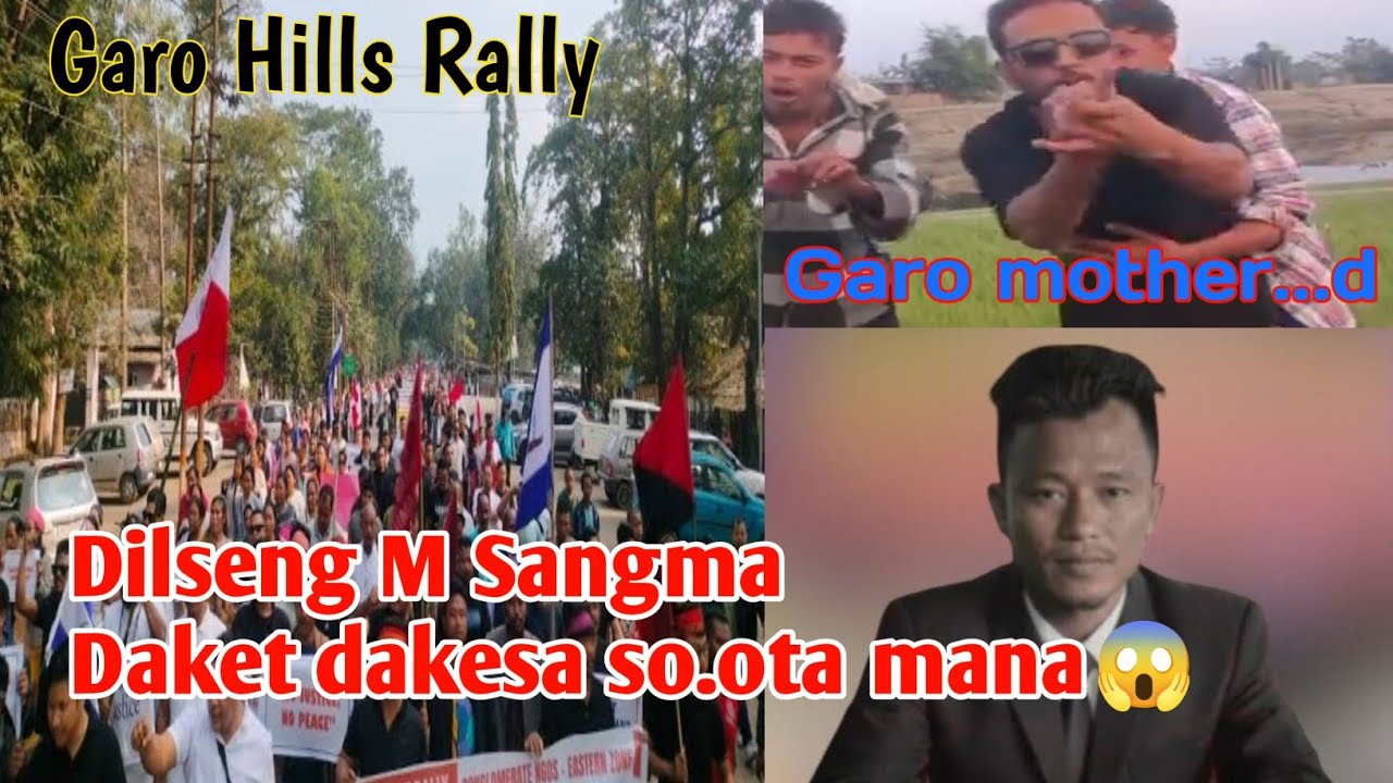 Dilseng M Sangma Daket dakna re.angesa so.ota mana_A'chik Jat ko chonika_Garo hills rally_20_01_2026
