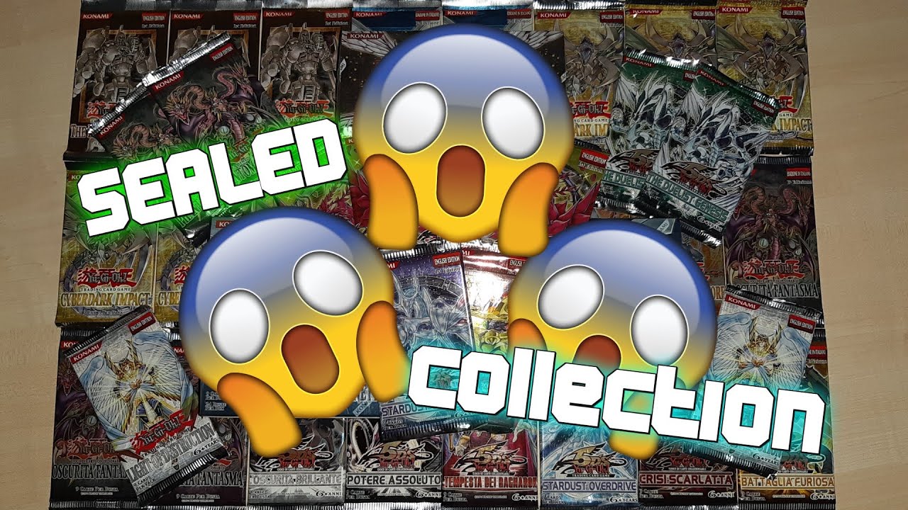 LA MIA COLLEZIONE DI PRODOTTI SEALED DI YUGIOH