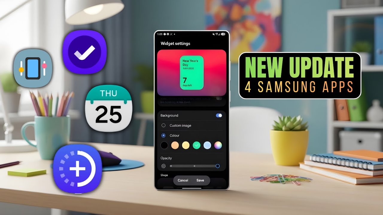 New UPDATES for 4 Samsung Apps Adds NEW FEATURES !