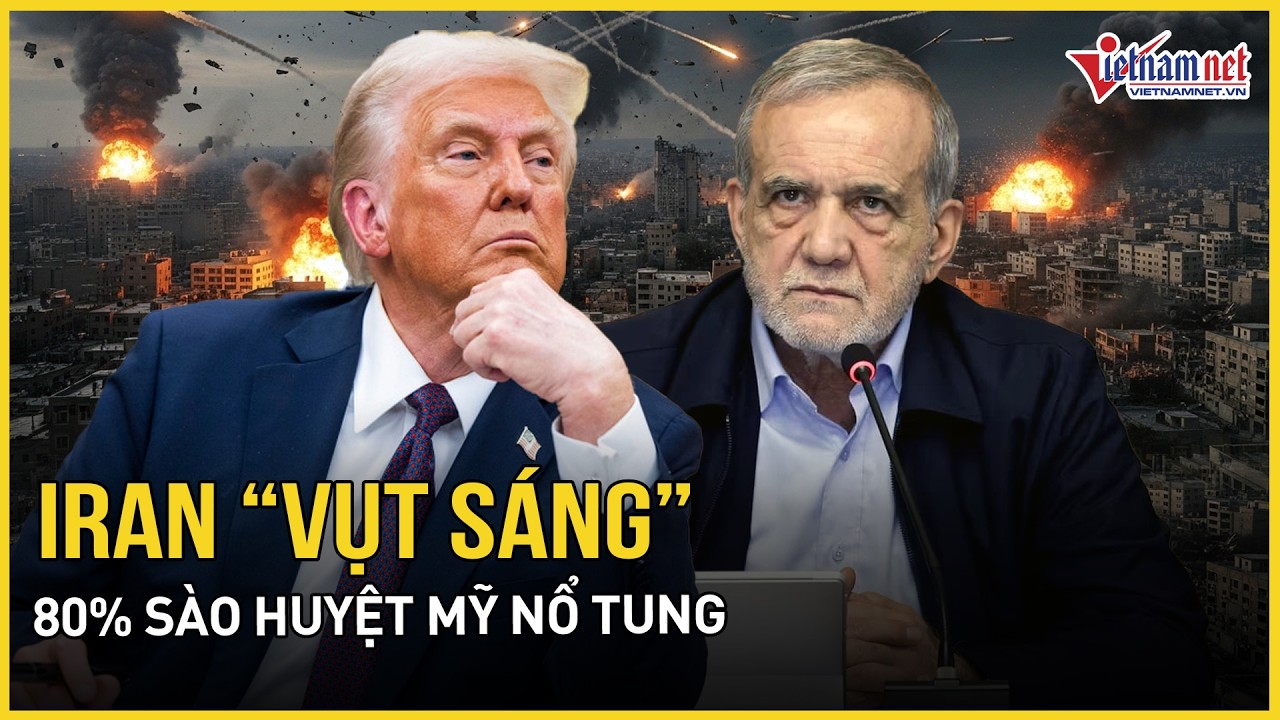 Iran “vụt sáng” - Mỹ và Israel chính thức vào “giai đoạn leo thang thứ 3”, 80% sào huyệt Mỹ nổ tung