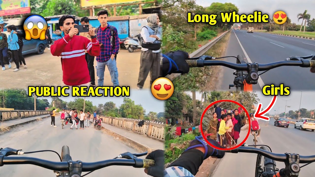 Cycle Long Ride | Public Reaction 😱