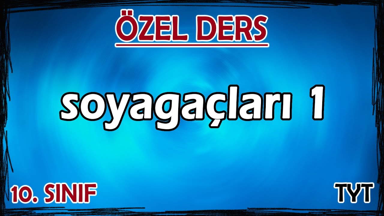 14) Kalıtım Soyağaçları 1 - Özel Ders (10. Sınıf)