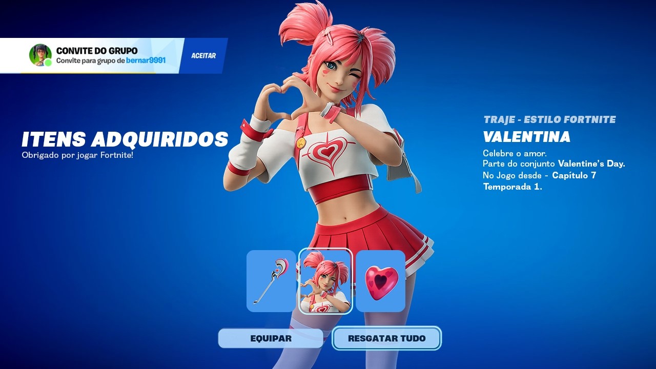 CORRE! NOVA SKIN GR&Aacute;TIS para VOC&Ecirc; no FORTNITE!